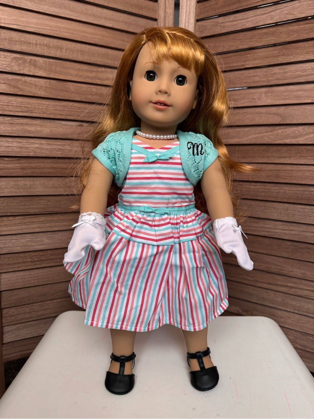 American Girl Maryellen Larkin 18” Doll Original Meet Outfit + Accessories